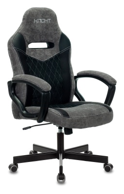 Кресло игровое Бюрократ VIKING 6 KNIGHT Fabric черный с подголов. крестовина металл