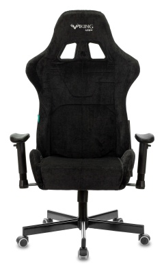 Кресло игровое Бюрократ VIKING KNIGHT Fabric черный Light-20 с подголов. крестовина металл