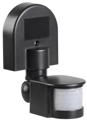 Iek LDD10-008-1100-002 Датчик движения ДД 008 черный, макс. нагрузка 1100Вт, угол обзора 180град., дальность 12м, IP44, ИЭК