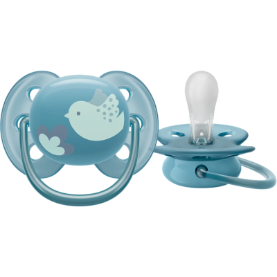 Пустышка ultra soft, птичка, 6-18 мес., 1 шт. Philips AVENT SCF092/04