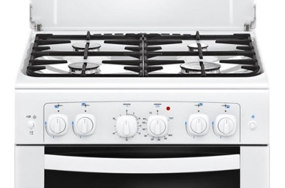 Плита Комбинированная Gefest 6101-02 белый реш.чугун