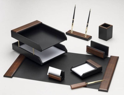 Настольный набор Good Sunrise T8G-1A (8 предметов) орех МДФ коричневый