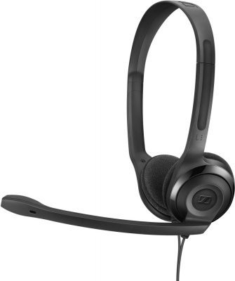 Наушники с микрофоном Sennheiser PC 5 CHAT черный 2м накладные оголовье (508328)