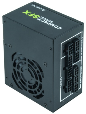 Блок питания Chieftec Compact CSN-450C (ATX 2.3, 450W, SFX, Active PFC, 80mm fan, 80 PLUS GOLD, Full Cable Management) Retail (CSN-450C)