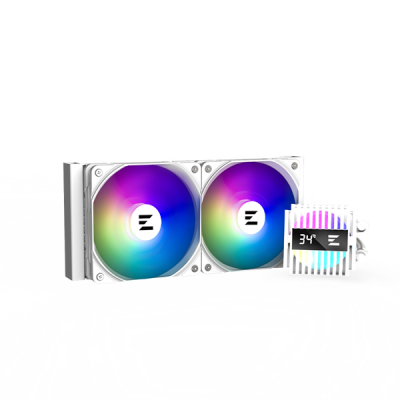 Система водяного охлаждения Zalman CPU Liquid Cooler 240mm, ARGB, white (ALPHA2 A24 White)