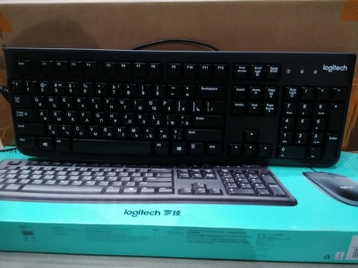 Клавиатура + мышка DESKTOP MK120 BLACK RUS 920-002589 LOGITECH