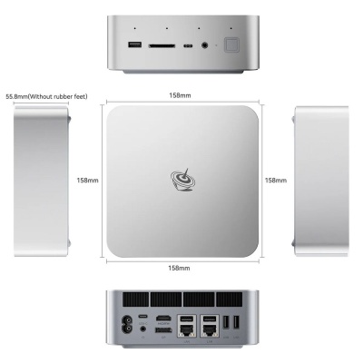 Мини-компьютер Beelink GTi14 Ultra AI PC Intel Core UItra 9 185H 16-ядерный 22-потоковый, 5.1 ГГц Turbo Frequency, 32Gb 1Tb SSD