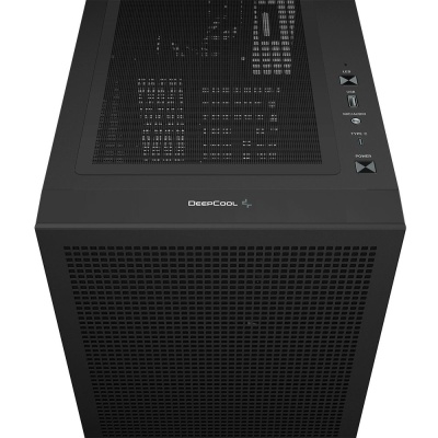 Корпус Deepcool CH560 черный без БП ATX 7x120mm 6x140mm 1xUSB3.0 audio bott PSU