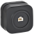 GLORY Розетка для открытой установки компьютерная RJ45 кат.5E РК10-ХЧм черный матовый IEK