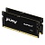 Модуль памяти Kingston 32GB SO-DIMM DDR5, 4800МГц, CL38 SODIMM (Kit of 2) FURY Impact