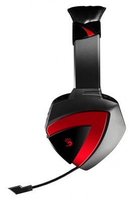 Наушники с микрофоном A4Tech Bloody G500 черный/красный мониторные оголовье (A4TECH G500)