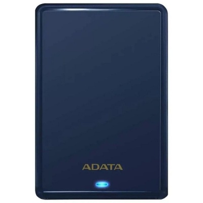 2.5" 2TB ADATA HV620 Slim [AHV620S-2TU31-CBL] USB 3.1, LED Indicator, Win/Mac/Linux, 11.5mm, Blue, Retail (465337)