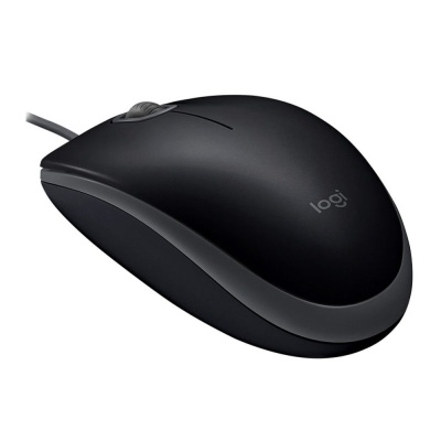 910-005502 Мышь Logitech M110 Silent Black [бесшумная, оптическая, 1000dpi, USB, 1.8м]