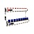 Группа коллекторная для отопления VARMEGA VM15509 ВР 1", на 9 контуров 3/4" EK, нерж. сталь