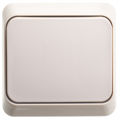 Systeme electric BA10-001K ЭТЮД О/У 1-клавишный ВЫКЛЮЧАТЕЛЬ 10 АХ, КРЕМОВЫЙ, Россия