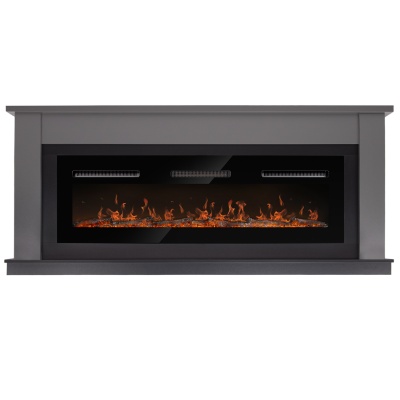 Каминокомплект: Очаг Electrolux Infinity EFP/P-1600ULS N, портал Canto Long графит, черный