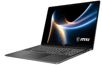 Ноутбук MSI Modern 16S AI+ G3MG-012XRU Core Ultra 7 355 16Gb SSD512Gb Intel Arc 16" OLED FHD+ (1920x1200) FreeDOS grey WiFi BT Cam (9S7-26U211-012)
