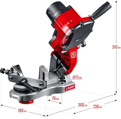 Электроточило Зубр СЦ-200 90Вт 5000об/мин d=104мм t=3.2мм