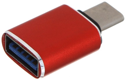 GCR Переходник USB Type C на USB 3.0, M/AF, красный, GCR-52298 Greenconnect USB 3.2 Type-C (m) - USB 3.2 Type-AM (GCR-52298)