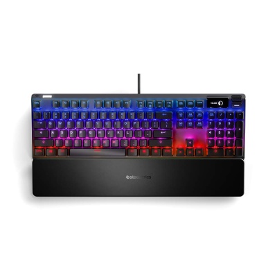Клавиатура Steelseries Apex Pro механическая черный USB for gamer LED (подставка для запястий) (64626)