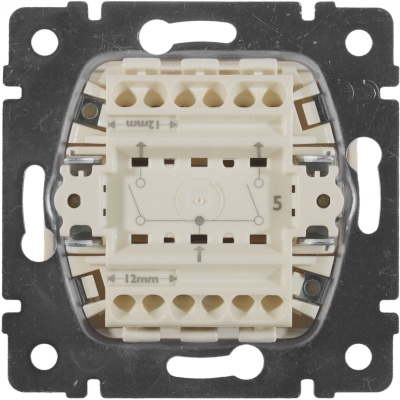 Выключатель Legrand Valena скрыт. 2кл. IP20 слоновая кость (774305)