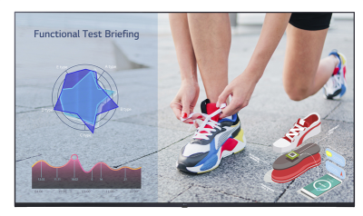 Профессиональная панель LG 55" UHD, 16Hr, 400nit, webOS 6.0,  8GB memory, no support Tile mode (55UL3J-E)