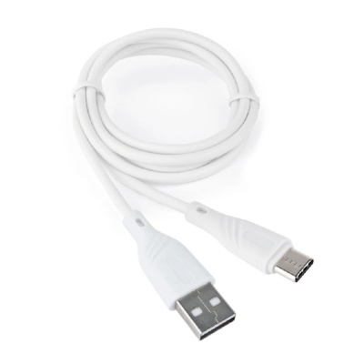 Кабель USB 2.0 Cablexpert CCB-USB2-AMCMO1-1MW, AM/Type-C, издание Classic 0.1, длина 1м, белый, блистер