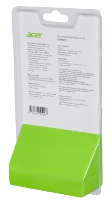Мышь Acer OMR032 черный/красный оптическая (1600dpi) беспроводная USB (3but)