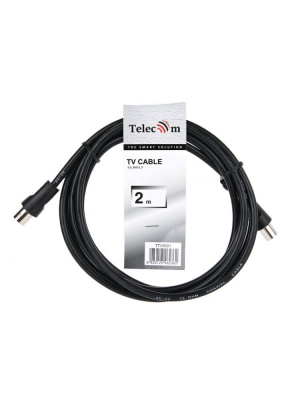 Telecom (TTV9501-3M) Удлинитель антенный 9.5mm, 75Ом,ТВ-М-->ТВ-F, 3m