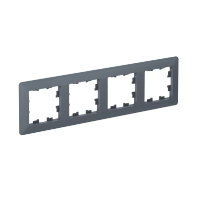 ATLASDESIGN AIR 4-постовая РАМКА, ГРИФЕЛЬ/дымчатый черный