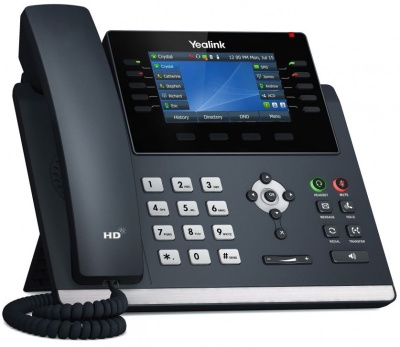 Телефон SIP Yealink SIP-T46U черный