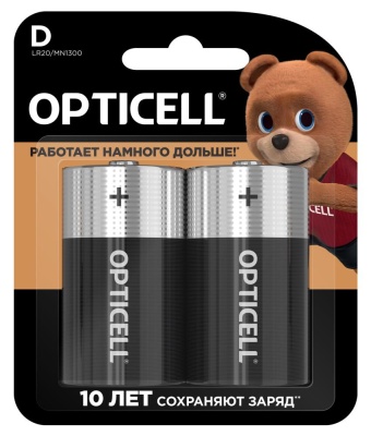 Батарея BASIC D 2 PCS 5051005 OPTICELL