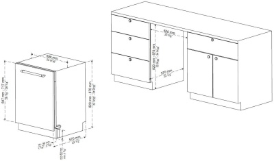 Посудомоечная машина Hansa ZIV634H полноразмерная