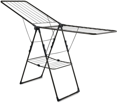 Сушка для белья напольная Ника СБ8П полез.поверх.:21м макс.:15кг двухъярусная черный (СБ8П/Ч)