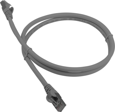 Патч-корд LANMASTER LSZH FTP кат.6A, 1.0 м, серый (LAN-PC45/S6A-1.0-GY)