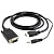 Cablexpert Кабель HDMI-VGA 19M/15M + 3.5Jack, 3м, черный, позол.разъемы, пакет (A-HDMI-VGA-03-10)