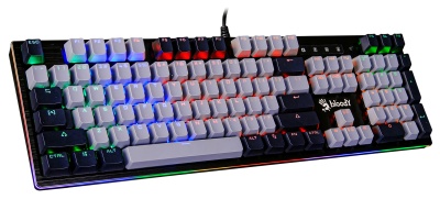 Клавиатура A4Tech Bloody B828N механическая серый/черный USB Multimedia for gamer LED
