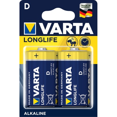 Батарейка Varta LONGLIFE LR20 D (04120101412)