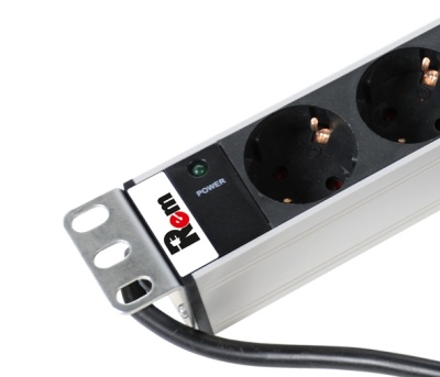 Блок распределения питания Rem Rem-16 R-16-9S-I-440-3 гор.размещ. 9xSchuko 16A Schuko 3м