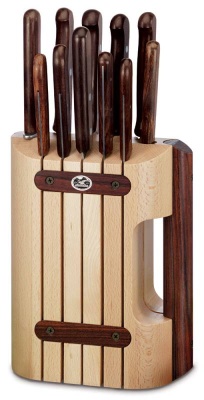 Набор ножей кухон. Victorinox Wood (5.1150.11) компл.:11шт с подставкой дерево подар.коробка