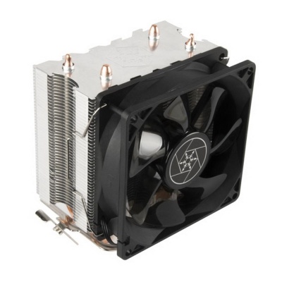 SST-KR03 Kryton CPU Cooler, excellent cooling and low noise, silent hydraulic bearing 92mm blue LED fan, universal Socket compatibility, RTL {20}