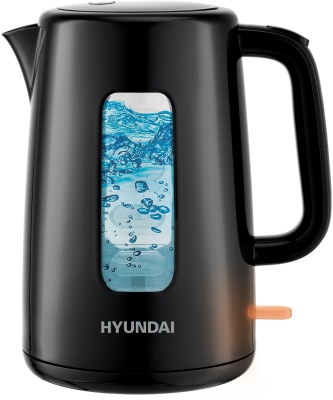 Чайник электрический Hyundai HYK-P2501 2.5л. 2200Вт черный (корпус: пластик)