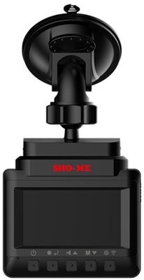 Видеорегистратор с радар-детектором Sho-Me Combo Mini WiFi GPS ГЛОНАСС черный