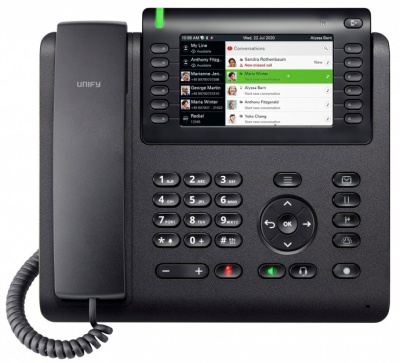 Телефон SIP Unify OpenScape Desk Phone CP700X черный (L30250-F600-C439)