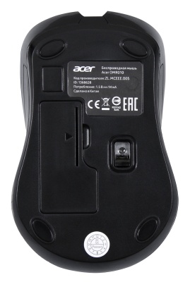 Мышь Acer OMR010 черный оптическая (1200dpi) беспроводная USB (2but)