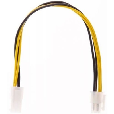 Telecom EXT-4M-4F-20SM Удлинитель кабеля питания материнской платы +12V  4M-4F , 20см