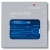 Швейцарская карта Victorinox SwissCard Classic (0.7122.T2) синий полупрозрачный коробка подарочная