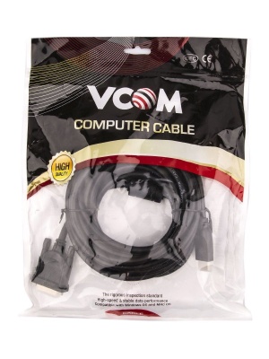 VCOM CG484GD-5M Кабель HDMI AM/DVI(24+1)M, 5м, CU, 1080P@60Hz, 2F, VCOM  <CG484G-5M>