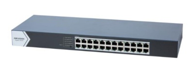 Неуправляемый гигабитный коммутатор DS-3E0524-E(C) - 24 порта RJ45 10/100/1000 Мбит/с, Hikvision.