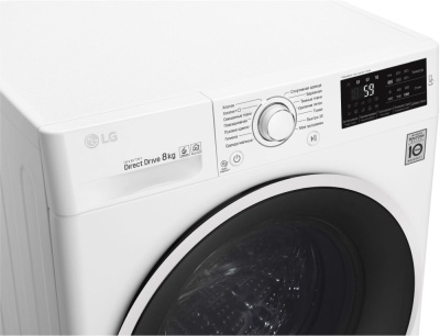 Стиральная машина LG F2J6TN0W класс: A загр.фронтальная макс.:8кг белый